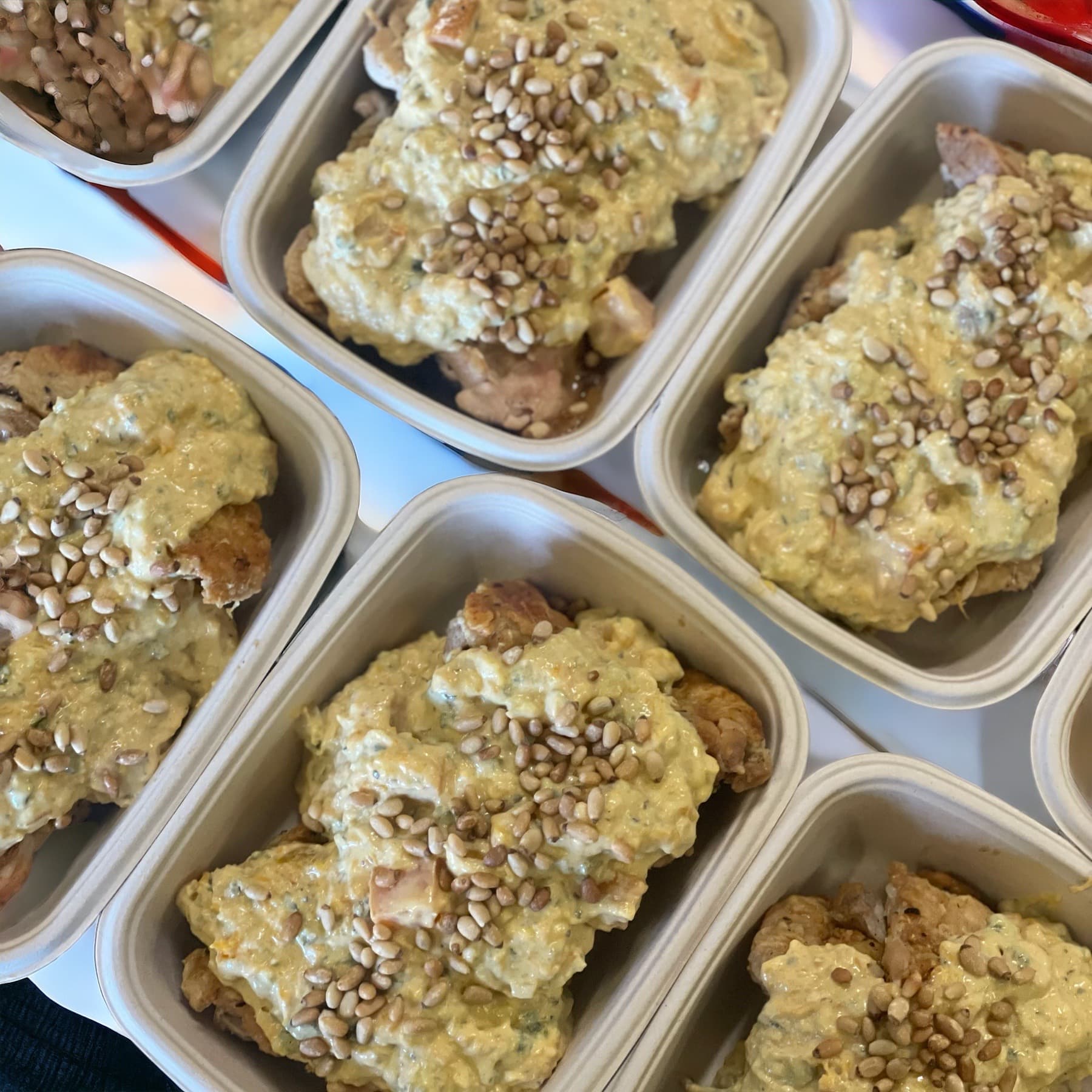 Creamy Chicken & Pumpkin with Pine Nuts