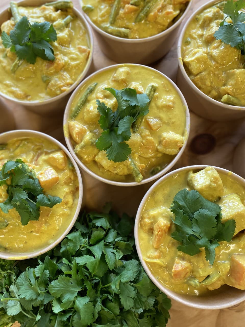 Miso Sweet Potato, Tofu & Green Bean Curry