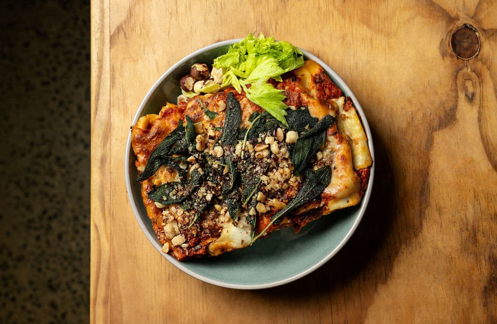 Pumpkin, Ricotta, Sage & Hazelnut Cannelloni