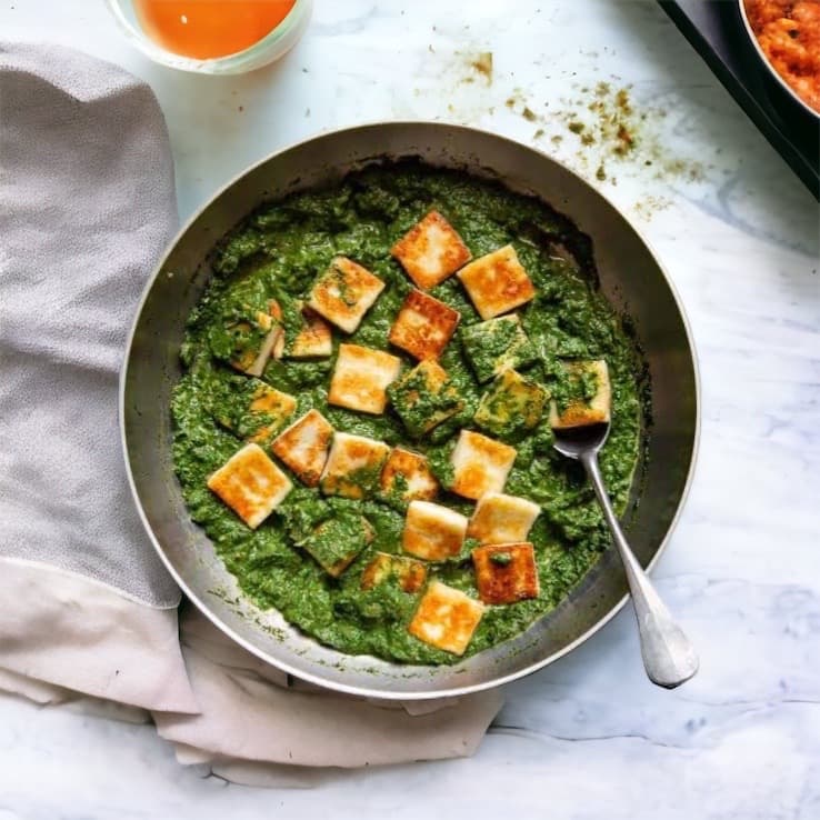 Spinach Curry with Cottage Cheese / Palak Paneer 1L