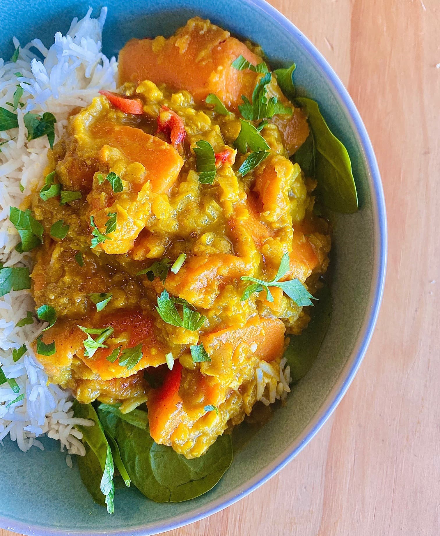 Sweet Potato & Lentil Dhal